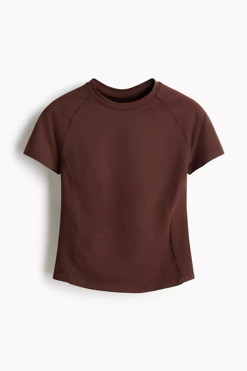 Seamless Slim Fit Sports T-shirt with DryMove™