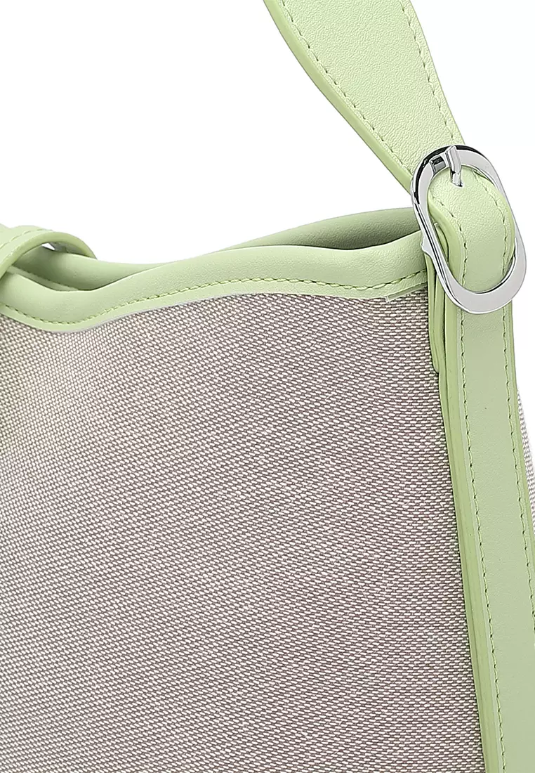 Women's Top Handle Bag / Sling Bag / Crossbody Bag - Green