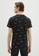 LC WAIKIKI black Printed Short Sleeve Men T-Shirt CC31BAABE6BDF9GS_2