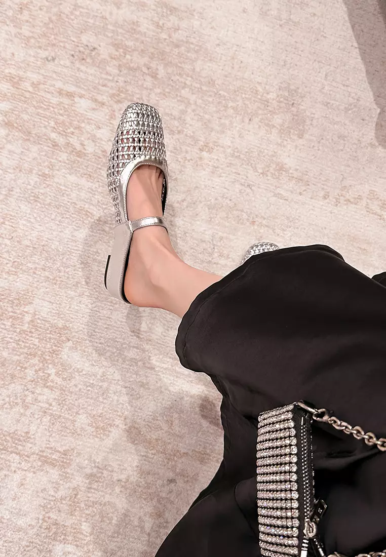 Mesh Hollow Strap Slip-Ons GH796-19