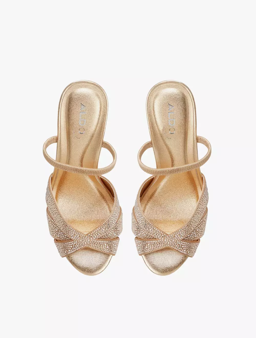 Aldo Moonlit Women's Heeled Sandals - Gold
