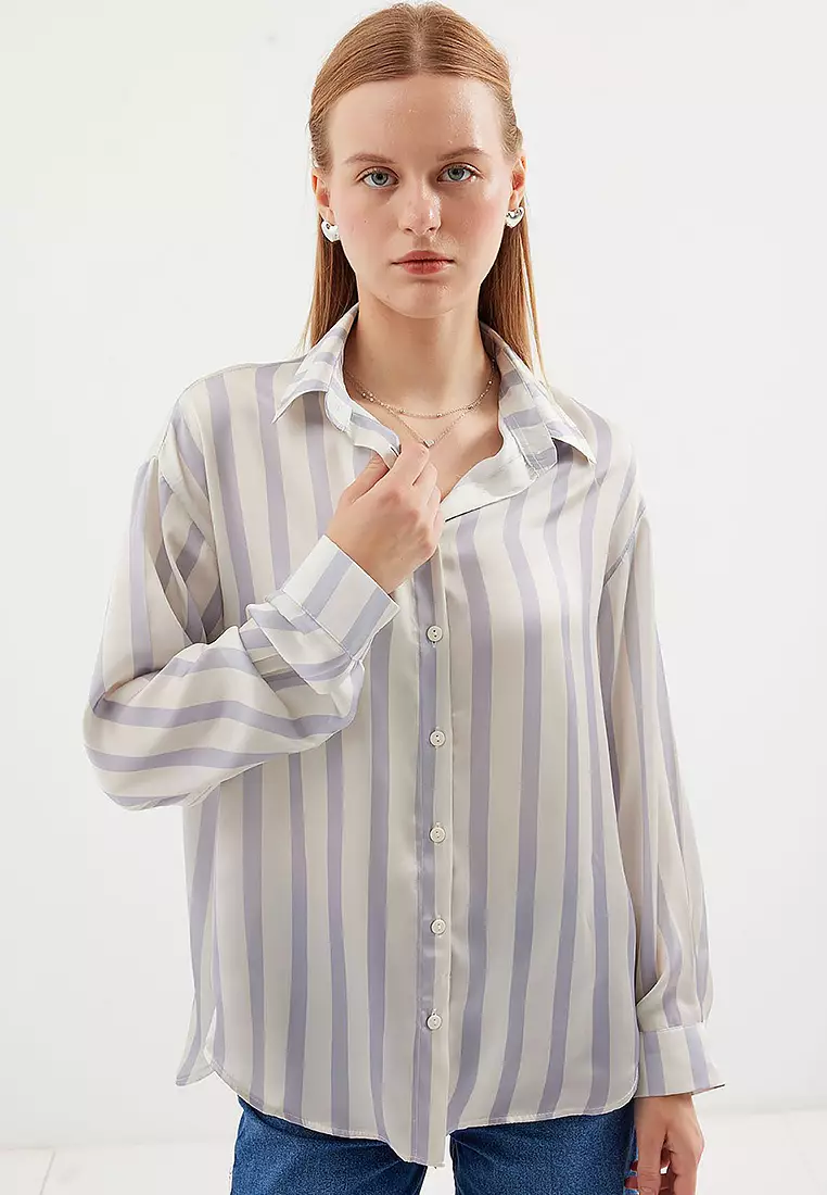Long Sleeves Collared Shirt