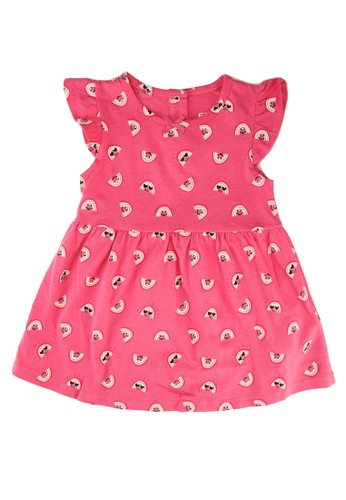 Jual Fox Kids Baby Baby Girl Flutter Sleeve Rainbow Doodle Dress Original Zalora Indonesia