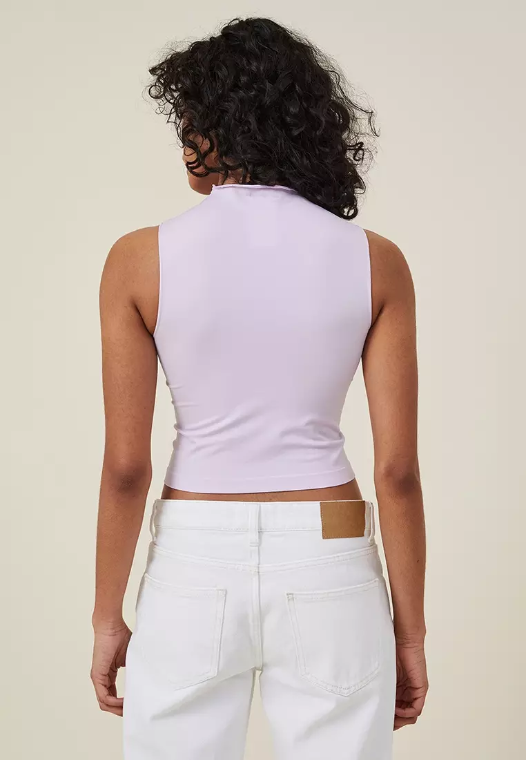 Buy Cotton On Seamless Kiki Mock Neck Tank Top 2024 Online