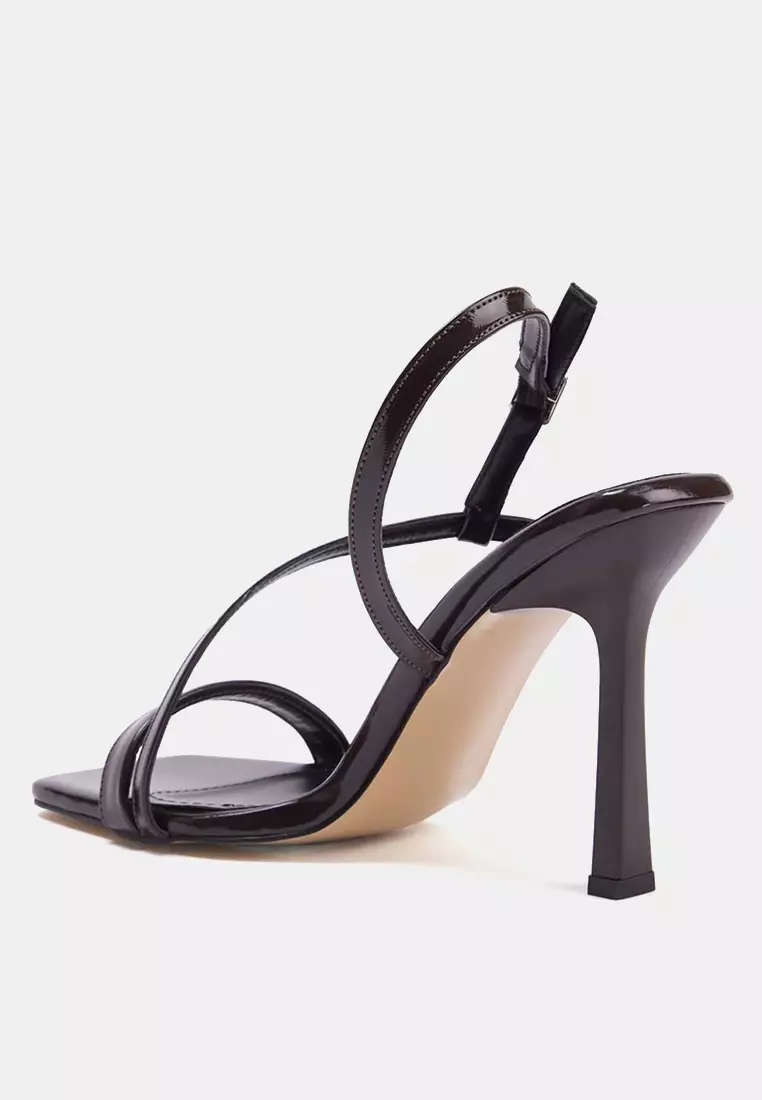 Patent Leather Strappy Heels