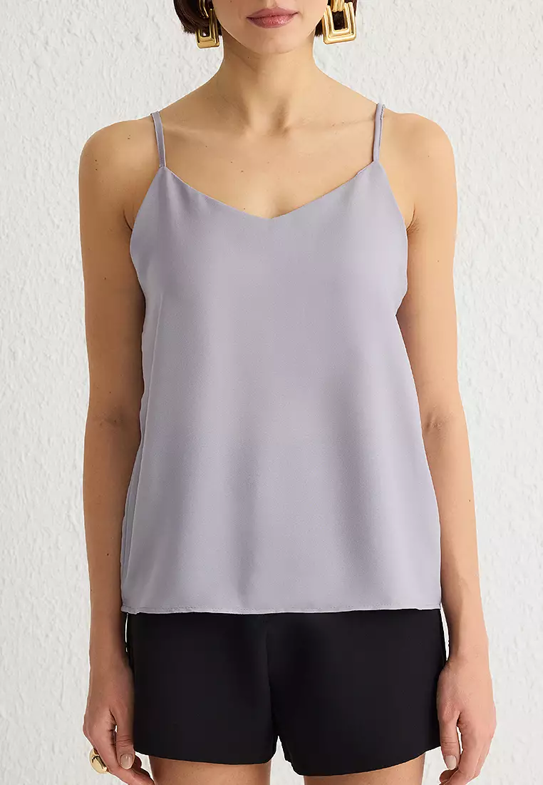 Basic V-Neck Slip Top