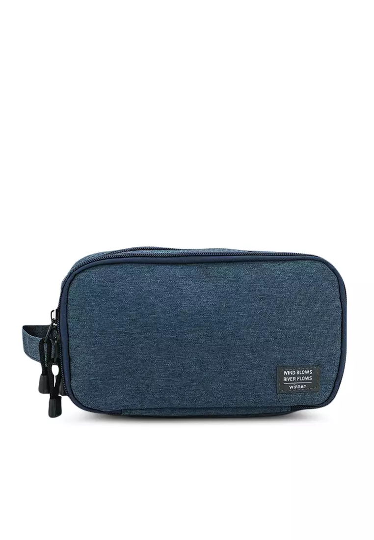 Buy BAGSTATION Lightweight Water-Resistant Travel Toiletries Pouch ...