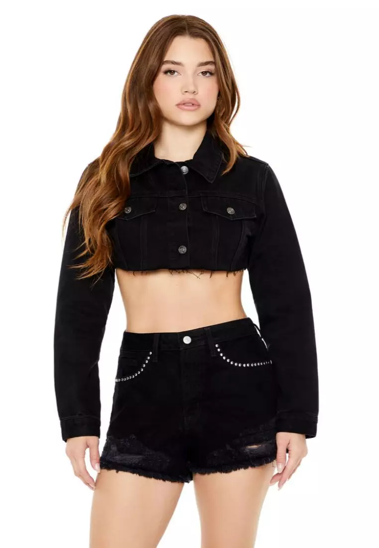 Forever 21 trucker jacket sale
