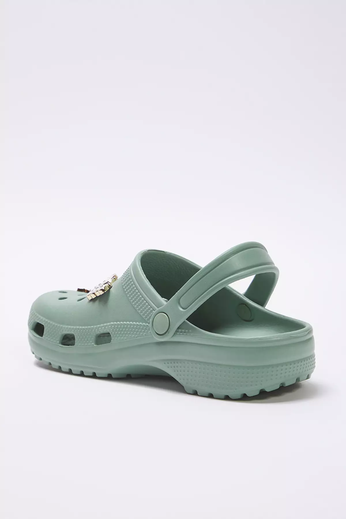 Mint Buckle Accessory Detailed Light Sole Women's Eva Closed Front Sandals Slippers Takss25Sd00033