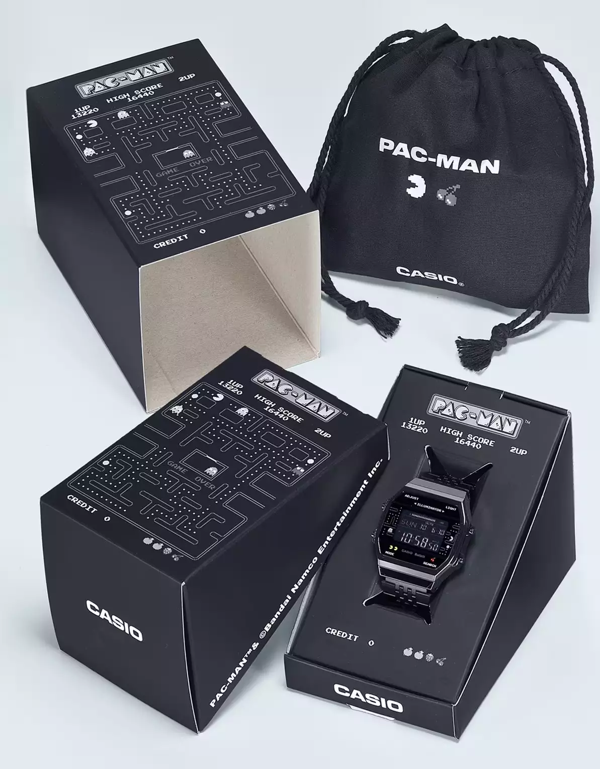 Unisex ABL100WEPC-1B Digital Pac Man 45th Edition