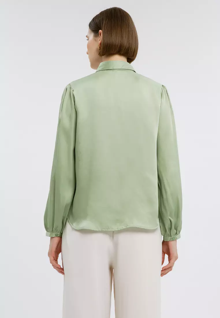 Minimal Heidy Shirt Green Tea