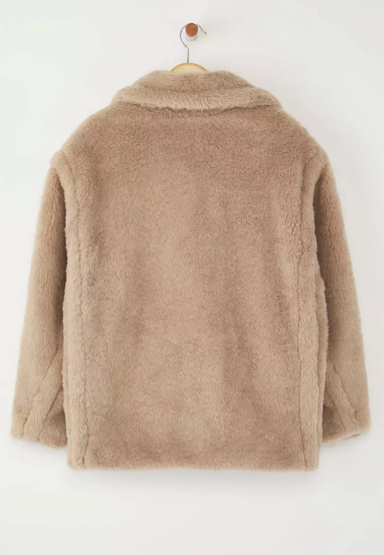 Oversize Short Plush Coat