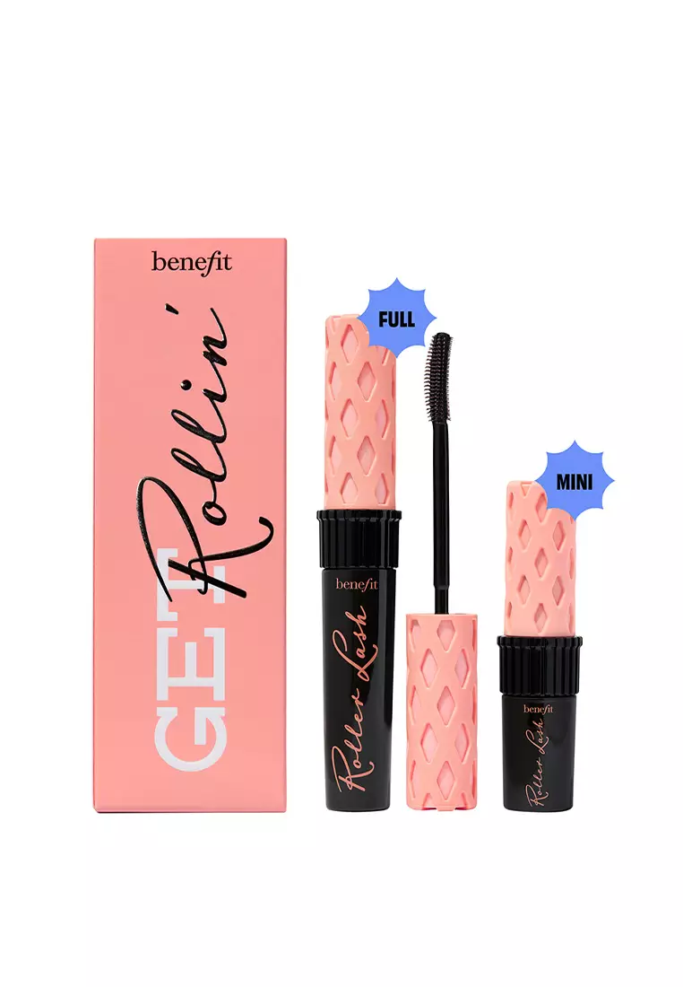 NEW! Benefit - Get Rollin' - Roller Lash Mascara Full-size, Roller Lash Mascara Mini