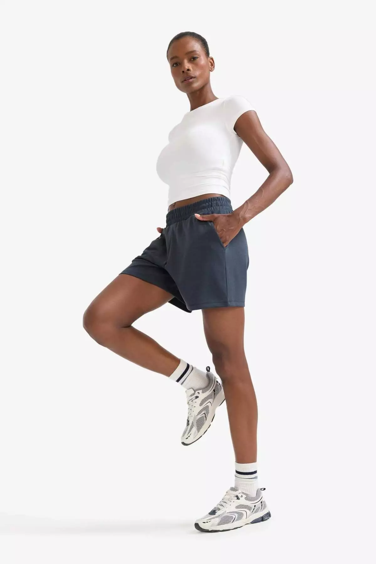 Defactofit Standard Fit Short Leg Modal Shorts F5001Ax25Sm