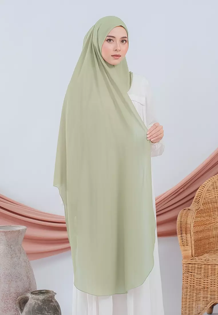 HIJAB INSTAN SABIYA - DUSTY SAGE