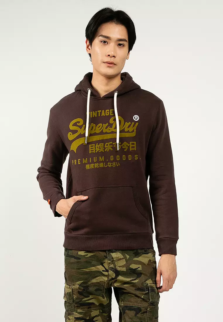 Buy Superdry Vintage Tonal Relaxed Hoodie 2025 Online ZALORA