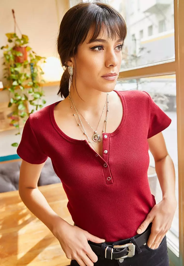 Snap-On Camisole T-Shirt