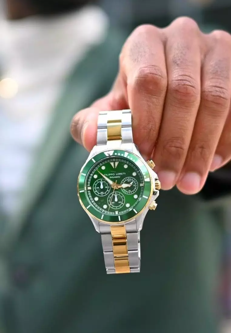 Filippo Loreti Odyssey Unisex Stainless Steel Odyssey Two Tone