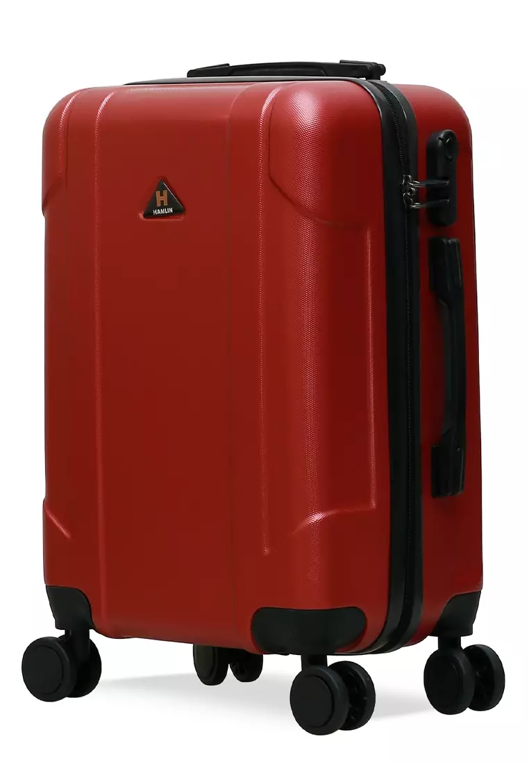 Carlton Koper Hardcase Unisex Size 20 Inch Suitcase Combination Lock Material ABS+PVC Coated ORIGINAL - Maroon