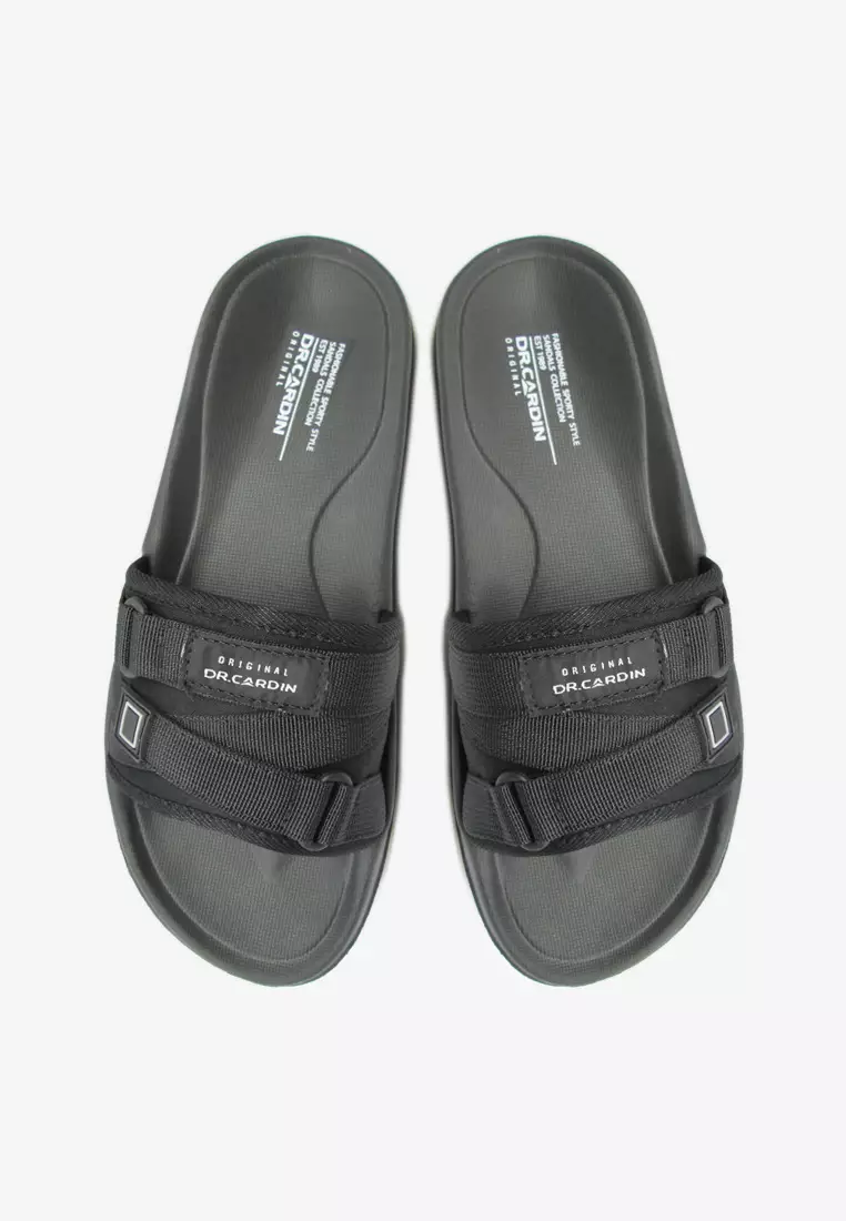 Mens deals cushioned slides