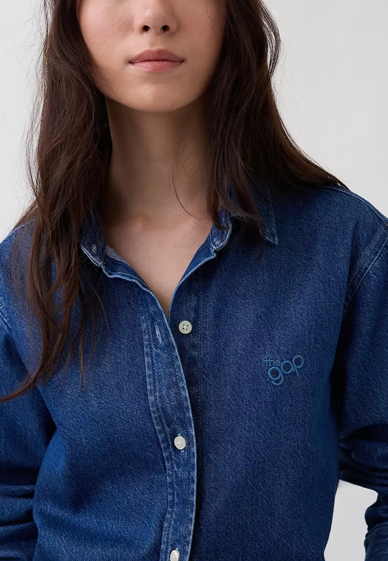 Ultra-Soft Denim Logo Shirt