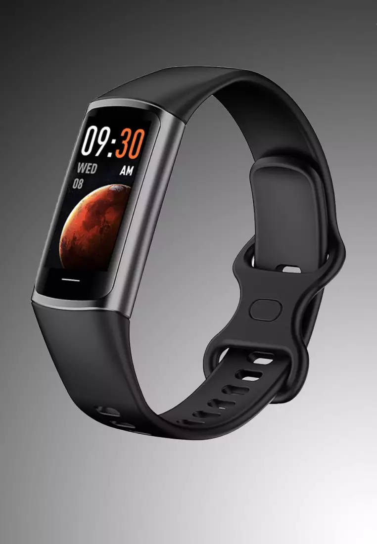 Unisex IOS/Android Fitness Watch - IP67 Waterproof - Black