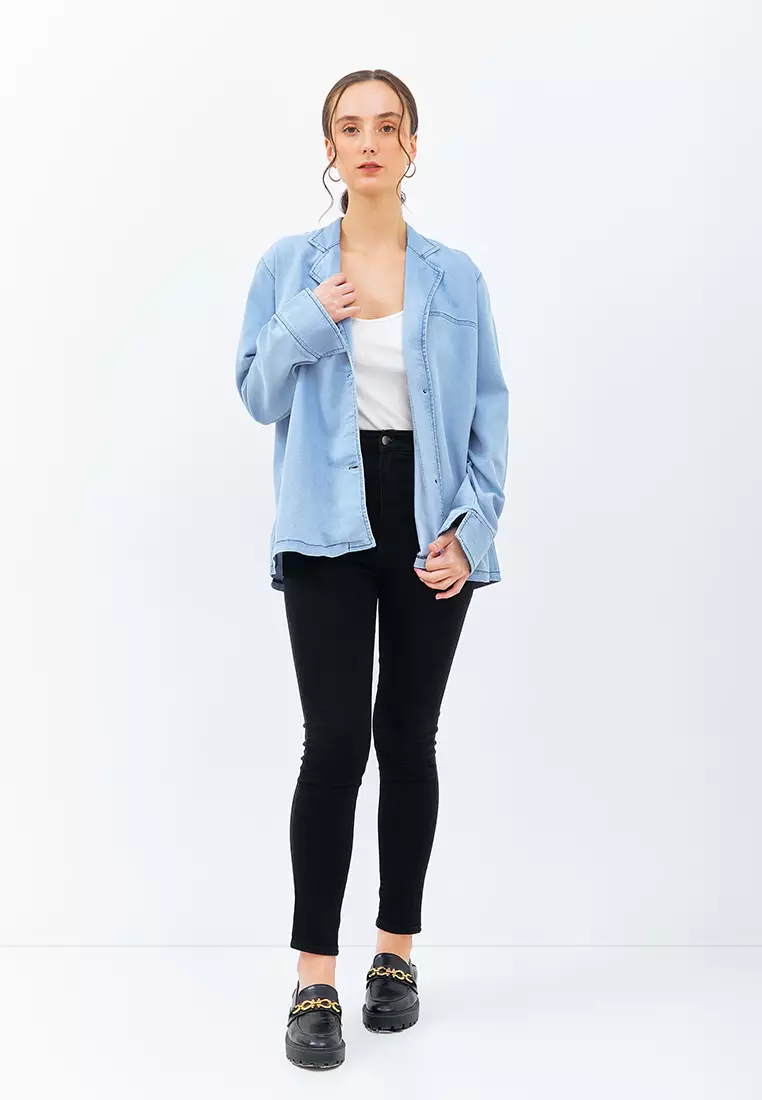 Carvil Blazer Wanita FAIRA-LB LIGHT BLUE