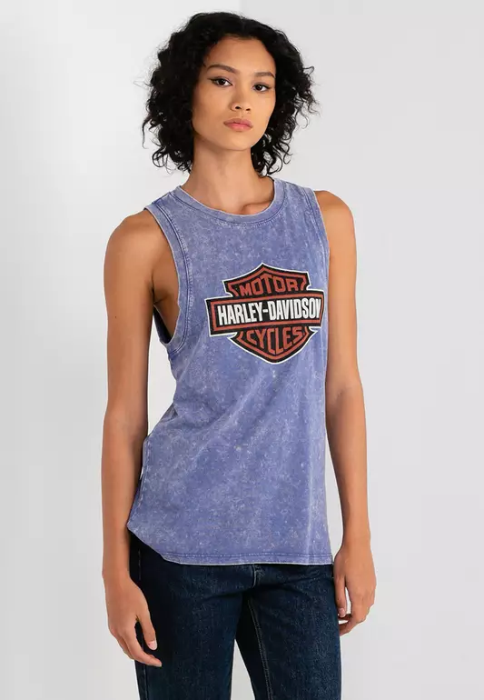 Chrome Warrior Vintage Wash Muscle Tank Top