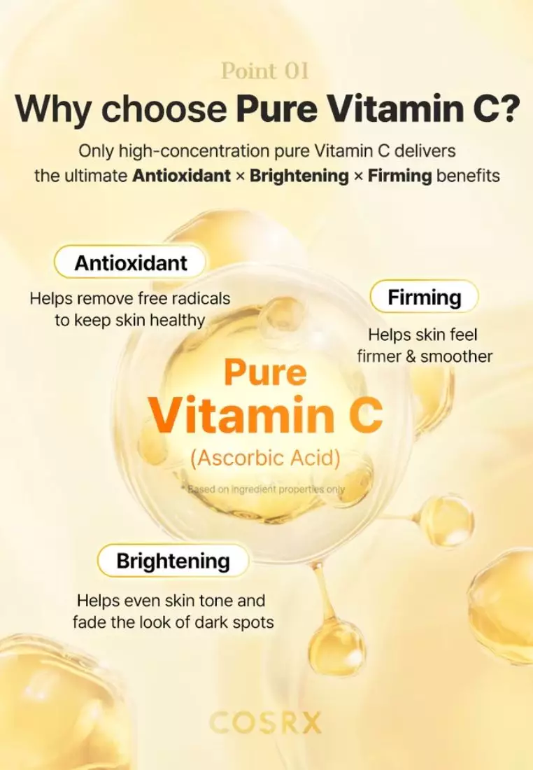 Cosrx Advanced The Vitamin C 23% Serum 20g(Vitamin E+Hyaluronic) Upgraded version