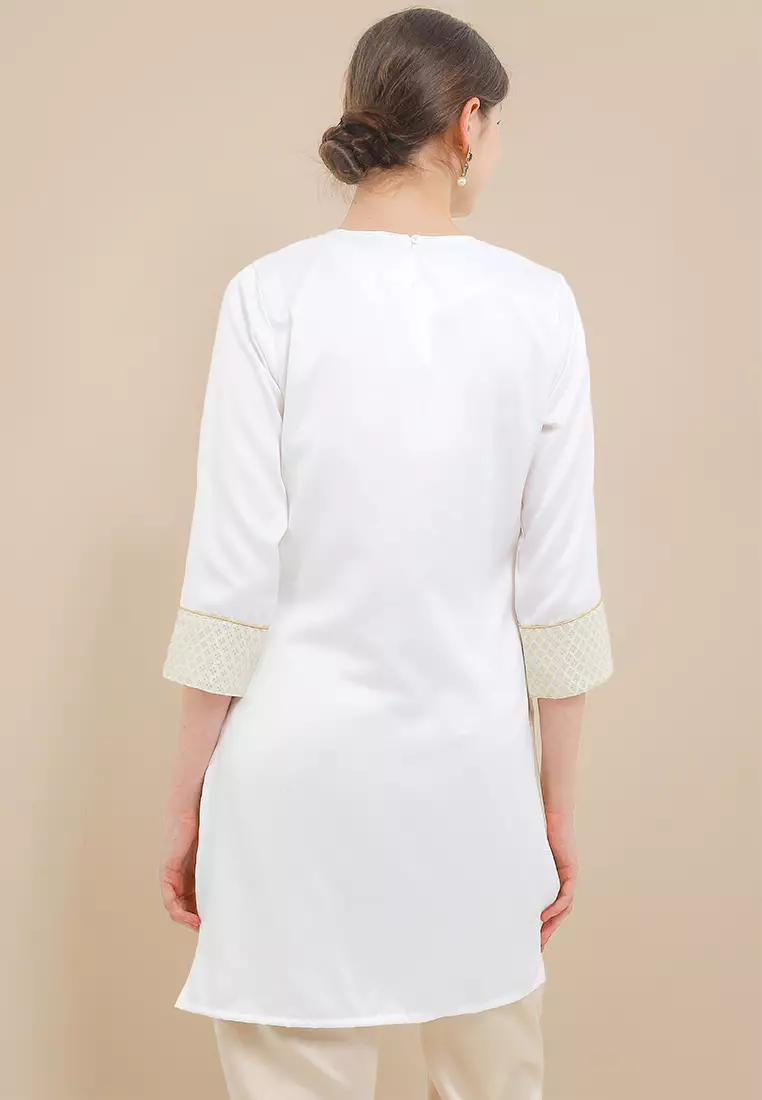 Chanira Festive Zoya Tunic - White