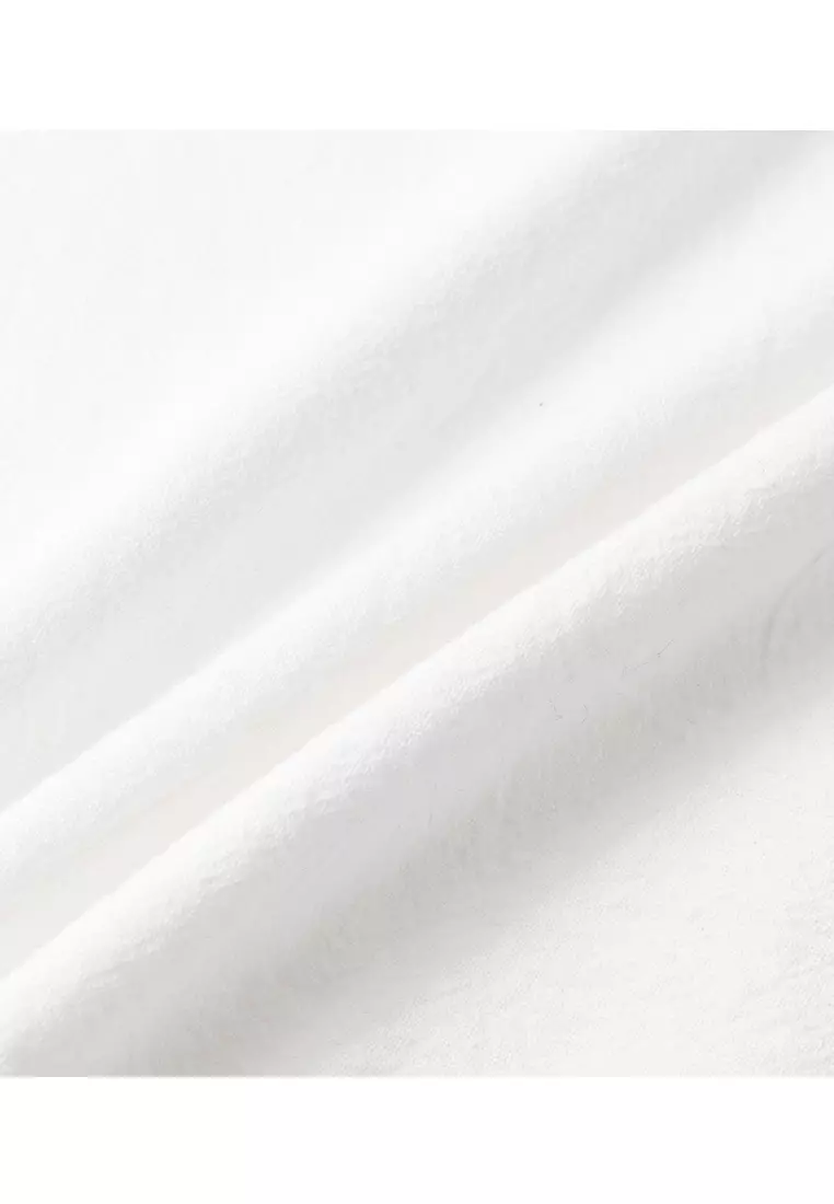 Loose Square-neck Linen Shirt YL-SKD01