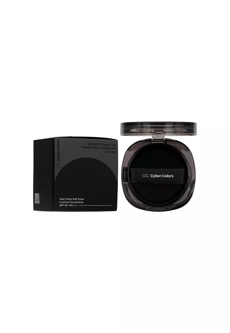 Cyber Colors SPF50+PA++++Real Nude Soft Glow Cushion Foundation 2piece