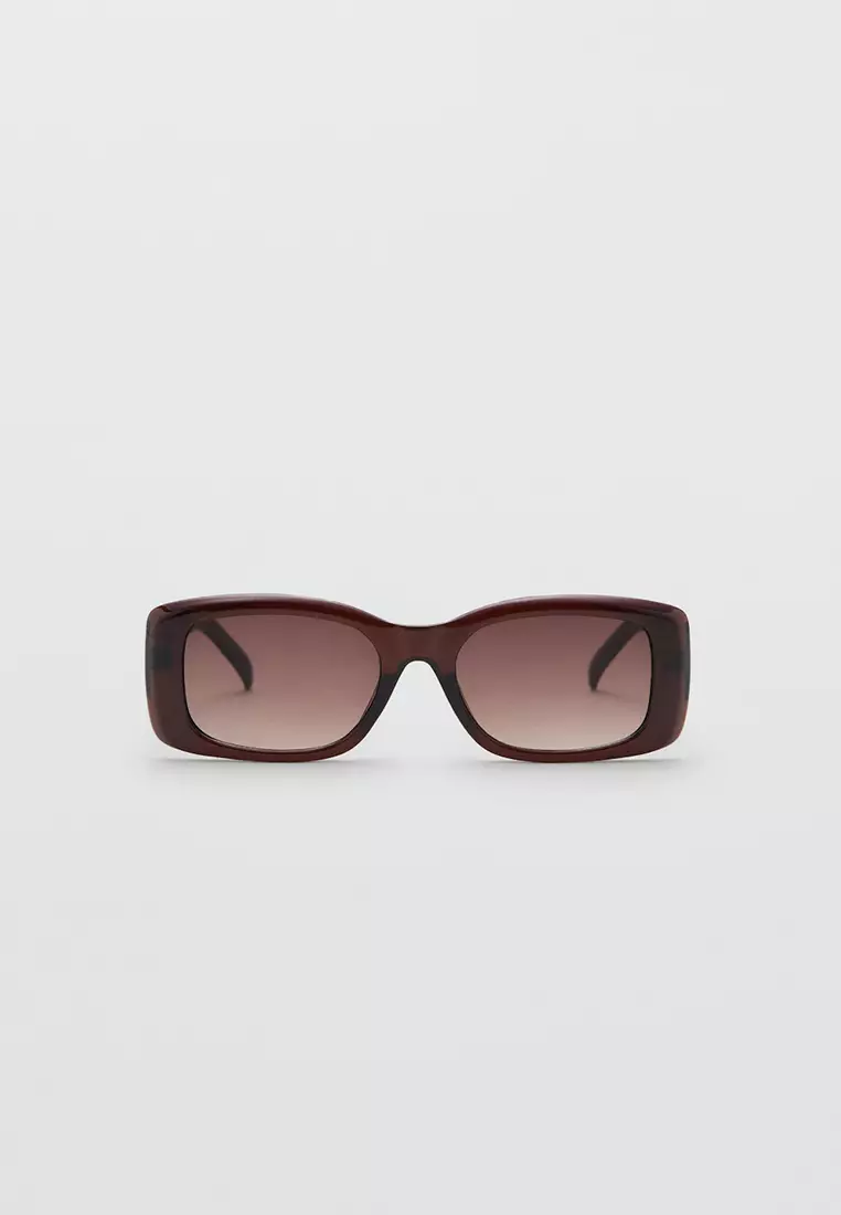 Rectangular-Frame Sunglasses