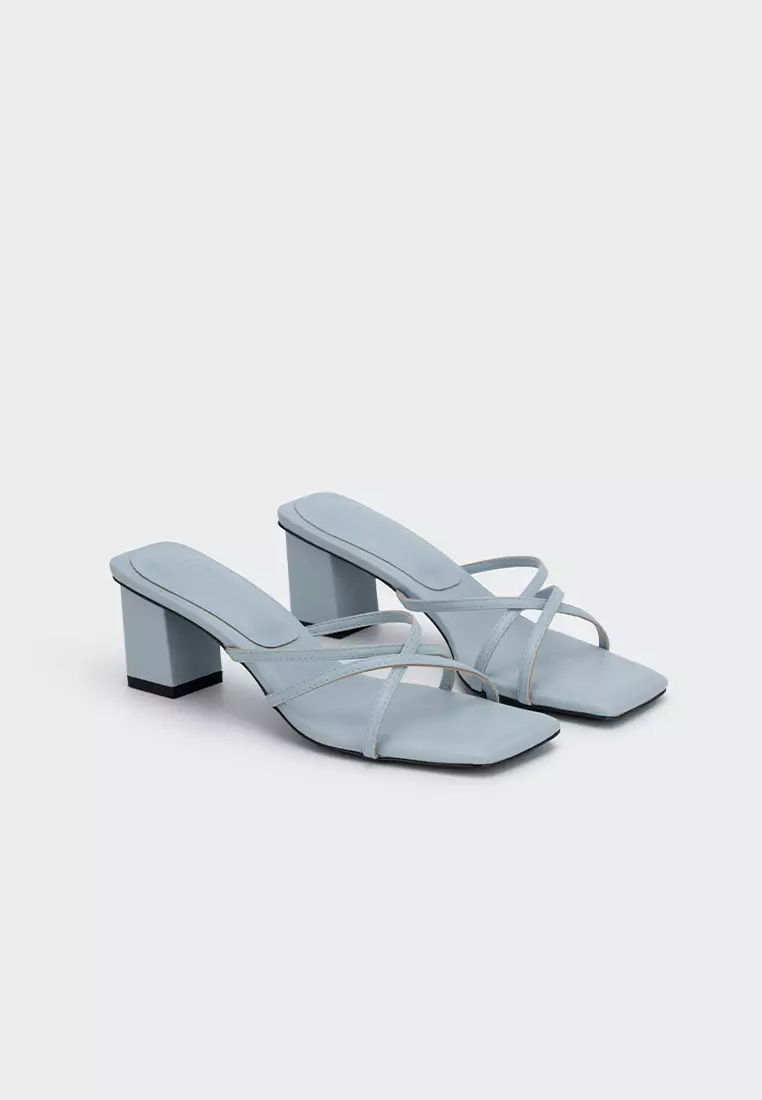 STRAPPY CLOUDFOAM CHUNKY HEEL SLIDE