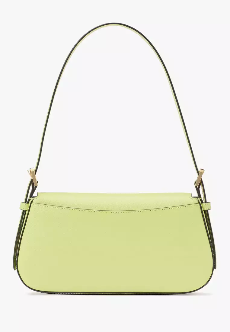 Madison Saffiano Leather Small Flap Shoulder Bag