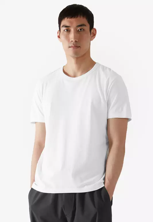 Regular-Fit Brushed Cotton T-Shirt