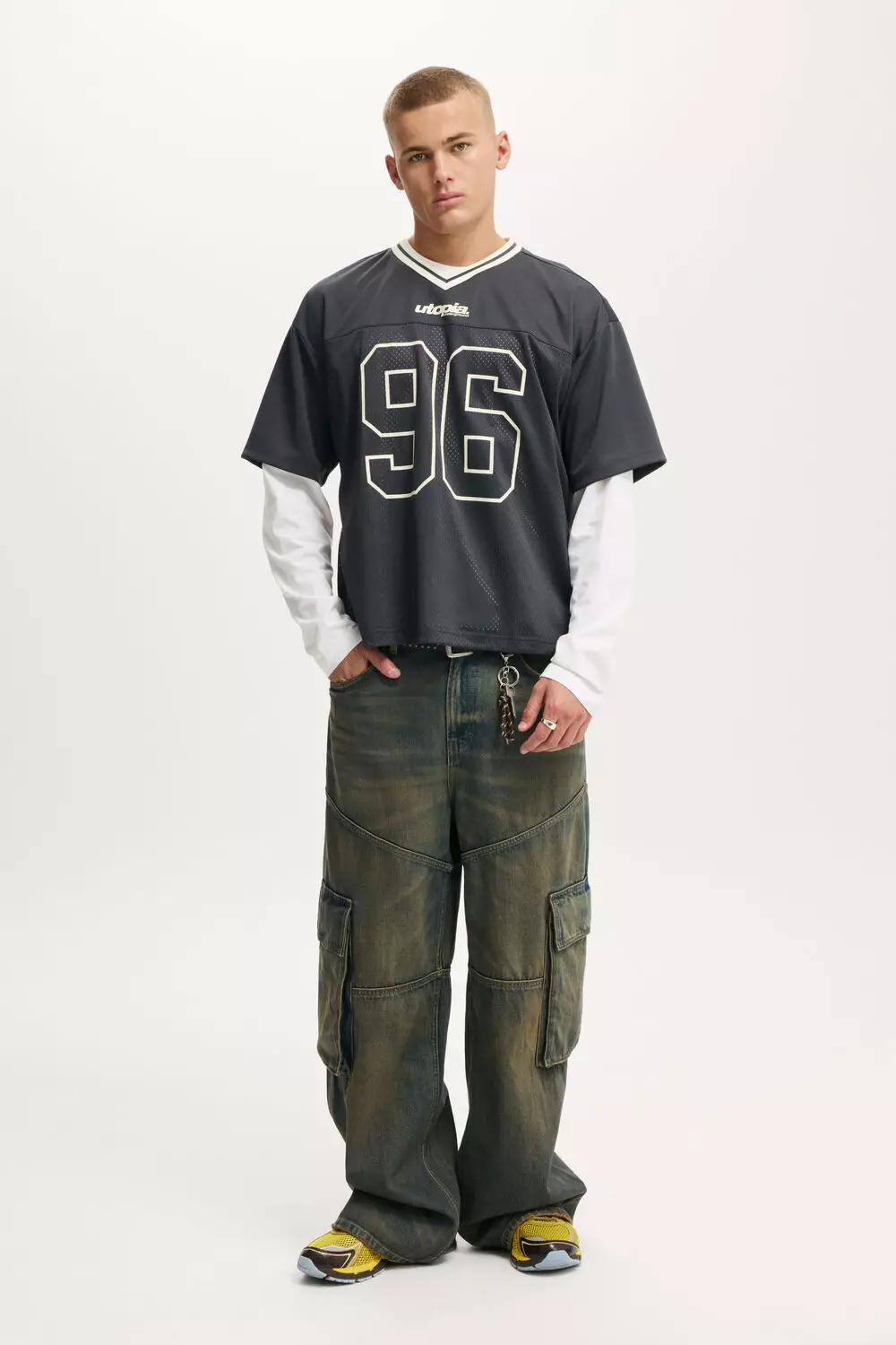 COTTON ON - ATASAN - FOOTBALL JERSEY