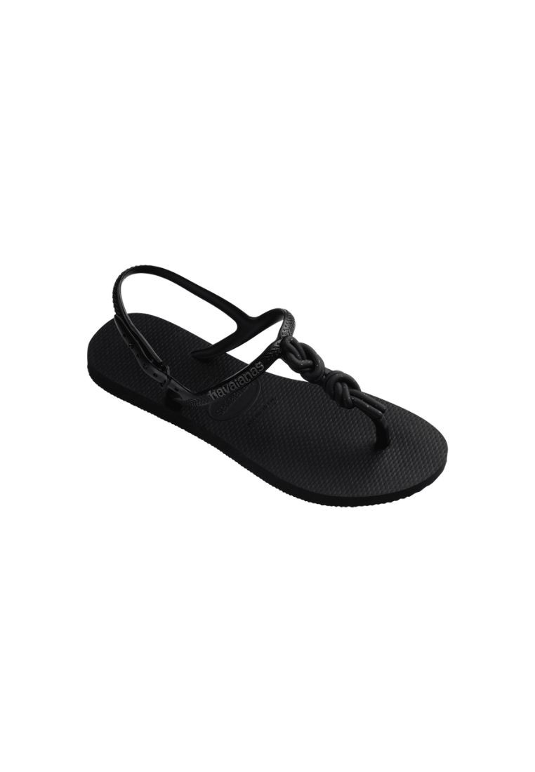 Women Twist Plus Sandals - Black/Black