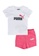 PUMA pink Minicats Tee And Shorts Babies' Set 5A344KAFF549D9GS_1