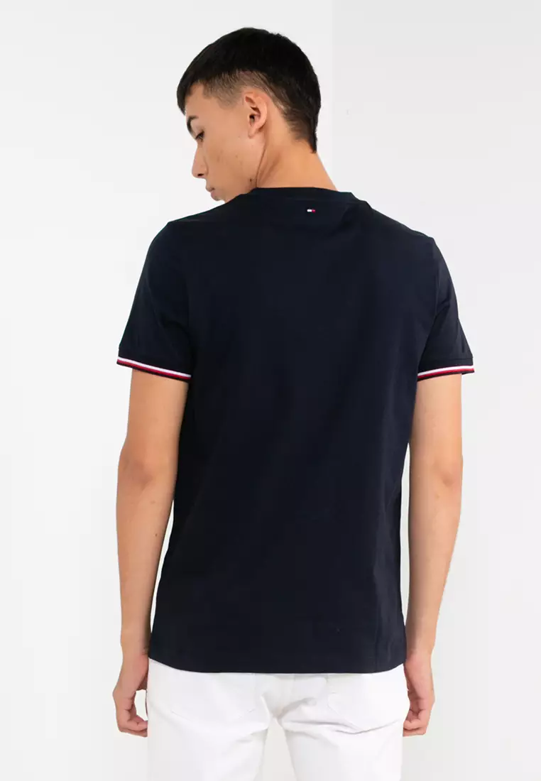 Tipped Slim Fit T-Shirt - Tommy Hilfiger Apparel