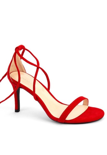 Twenty Eight Shoes red Strap Lace Up High Heel Sandals 368-3 30EDDSHC08EDBBGS_1