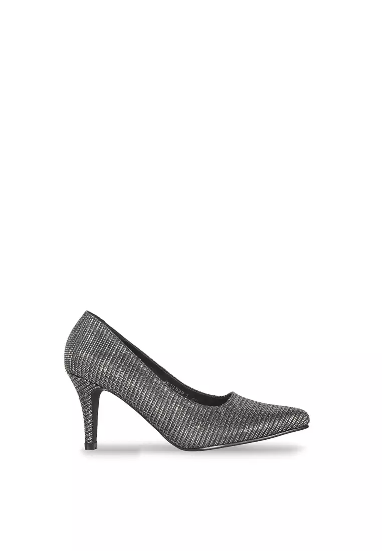 Discount on Zanea Shoes  shoes - SKU: Glitter Pointed Pumps