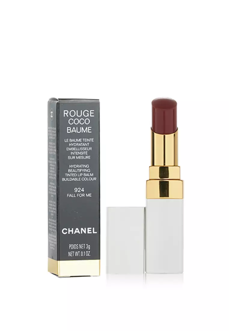 CHANEL - Rouge Coco Baume Hydrating Beautifying Tinted Lip Balm - # 924 Fall For Me 3g/0.1oz.