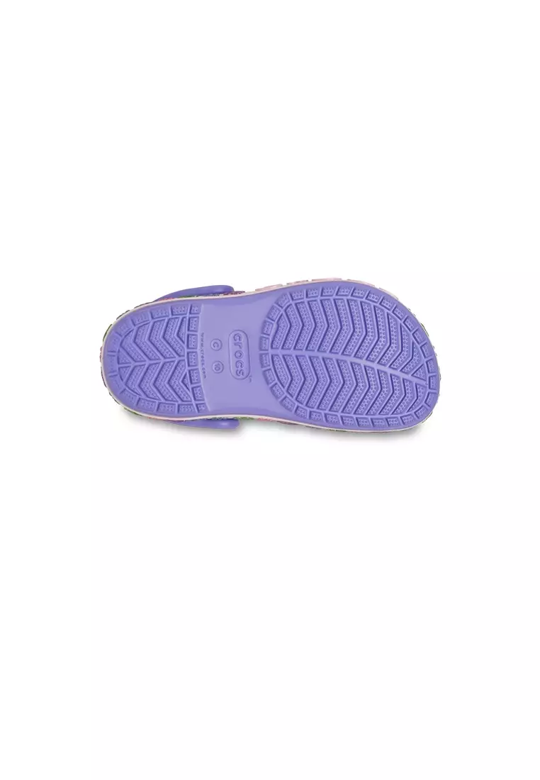 Toddler Bayaband Flower Band Clog  in Digital Violet