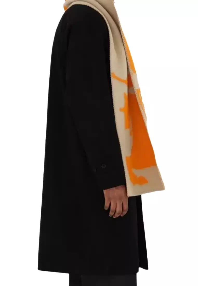 Men's Scarf in Pumpkin Color 80907711