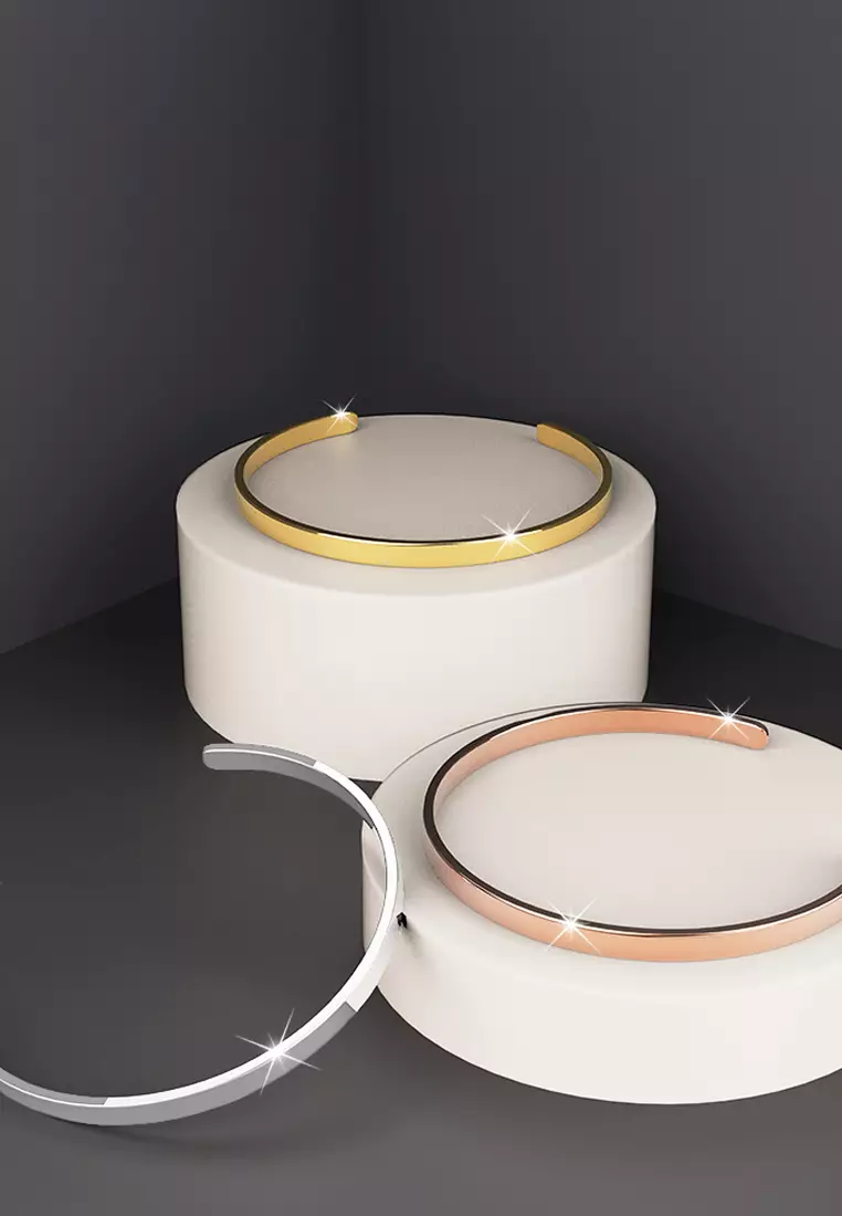 Avenue Classic Cuff Bangle Gold