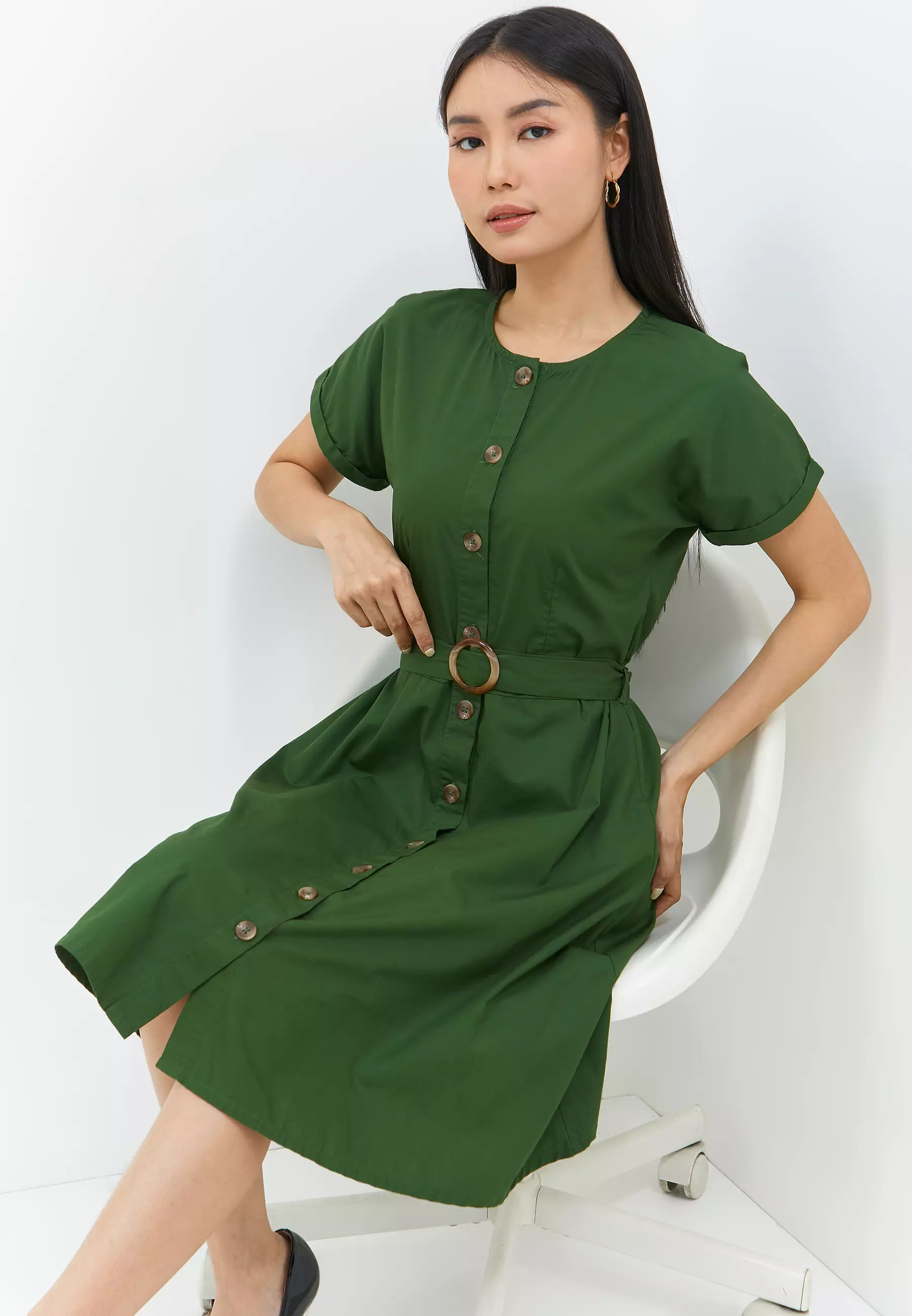 Michelle Green Dress (G.43127)