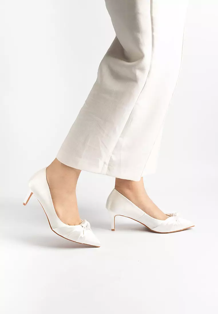 Ilya Satin Knot Heels