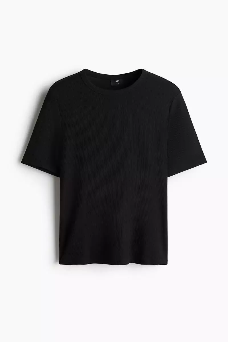 Slim Fit Ribbed T-shirt