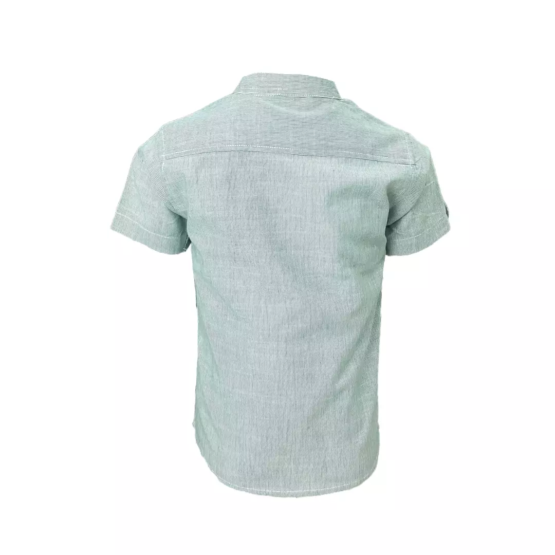 Pingu Koko Anak Laki Laki Shanghai Salur Hijau Pendek 91700930